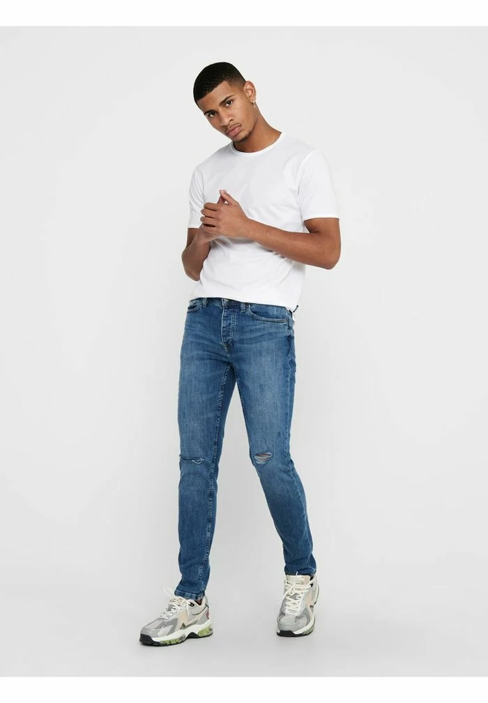 Tout neuf 🧨 Only & Sons 2 PACK - T-shirt Basique - White 🎉 2 Tout neuf 🧨 Only & Sons 2 PACK - T-shirt Basique - White 🎉 – Image 2