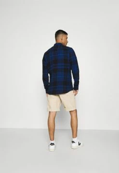 Meilleure vente 😀 Only & Sons ONSNATE LIFE CHECK SHIRT - Chemise - Dark Navy ✨