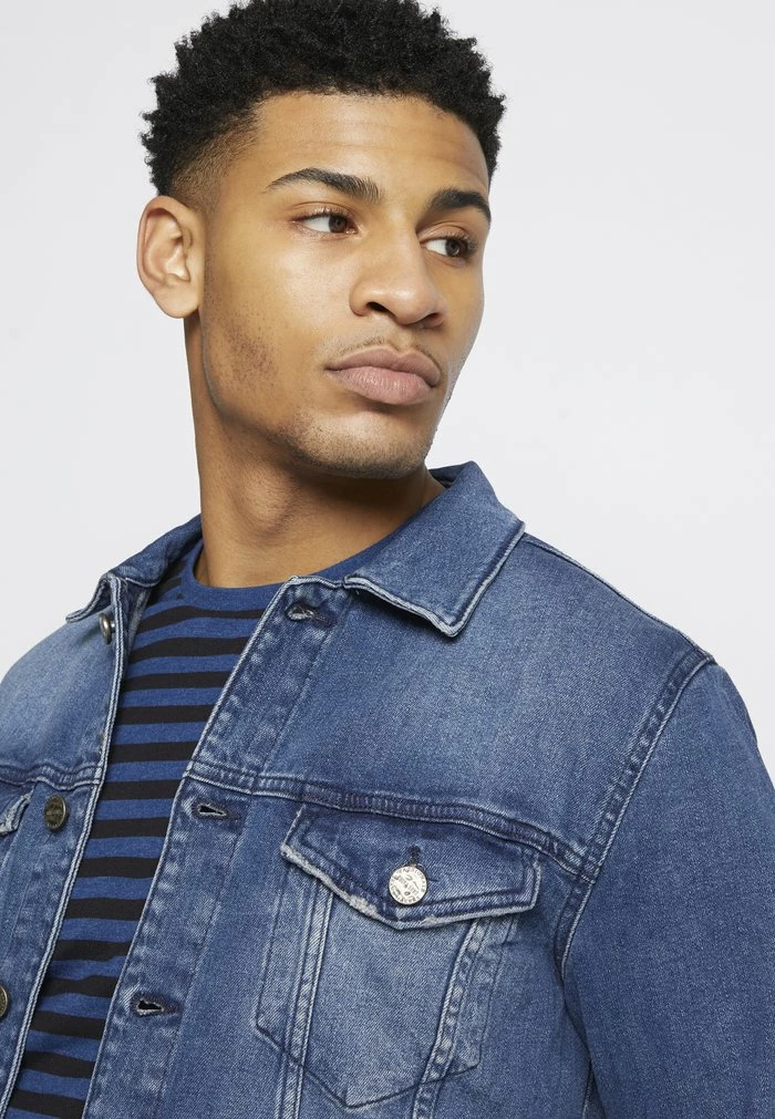 De gros ⭐ Only & Sons ONSCOIN - Veste En Jean - Blue Denim 🛒 4 De gros ⭐ Only & Sons ONSCOIN - Veste En Jean - Blue Denim 🛒 – Image 4