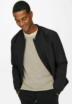 Budget 🧨 Only & Sons Blouson Bomber - Black ❤️ 12 Budget 🧨 Only & Sons Blouson Bomber - Black ❤️ -Boutique Only & Sons 04646c164768426fb1d4ef98fe0d961e