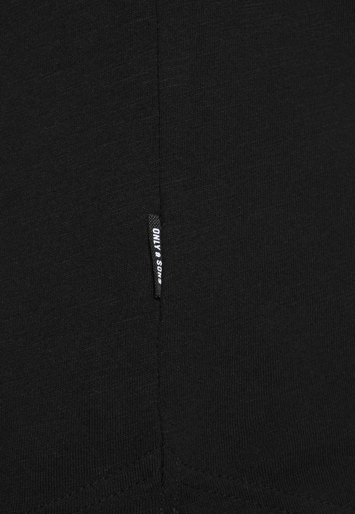 Bon marché 🤩 Only & Sons ONSMATT LIFE LONGY CONTRAST TEE - T-shirt Imprimé - Black 😍 7 Bon marché 🤩 Only & Sons ONSMATT LIFE LONGY CONTRAST TEE - T-shirt Imprimé - Black 😍 – Image 7
