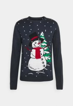 Le moins cher ✔️ Only & Sons ONSX-MAS LET IT SNOW - Pullover - Dark Navy 🤩 -Boutique Only & Sons 063d428400464adfbc285138603350f9