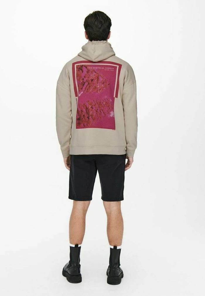 Budget 🧨 Only & Sons Sweat à Capuche - Silver Lining 🎁 5 Budget 🧨 Only & Sons Sweat à Capuche - Silver Lining 🎁 – Image 5