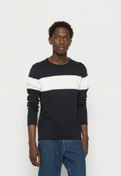 Meilleure vente ⌛ Only & Sons ONSDON CREW NECK STRIPE - Pullover - Dark Navy ✨