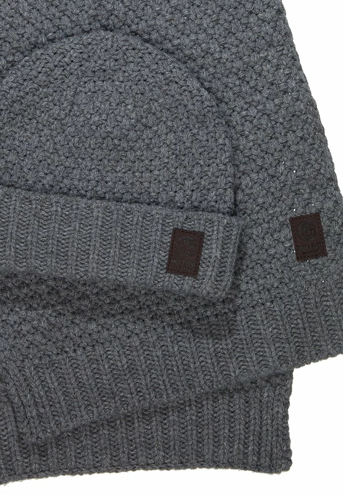 Meilleur prix ⭐ Only & Sons ONSCENZ BOX SCARF BEANIE SET - Écharpe - Medium Grey Melange 🔥 7 Meilleur prix ⭐ Only & Sons ONSCENZ BOX SCARF BEANIE SET - Écharpe - Medium Grey Melange 🔥 – Image 7