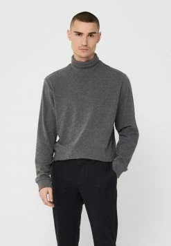 Offres 🧨 Only & Sons Pullover - Dark Grey Melange ⭐