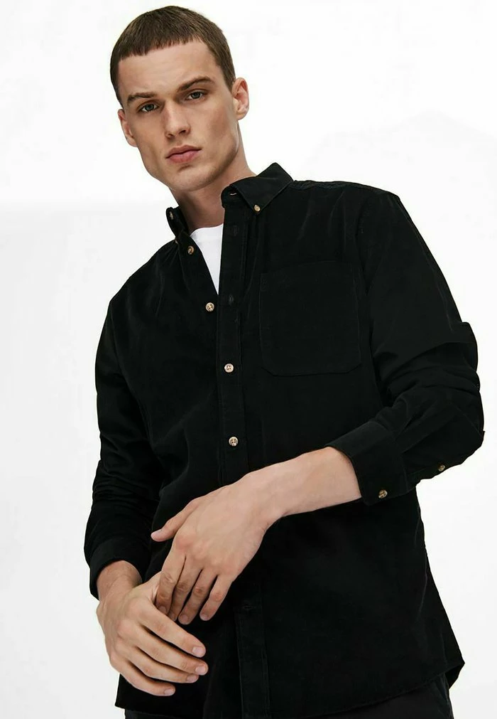 Tout neuf 👍 Only & Sons Chemise - Black ✨ 5 Tout neuf 👍 Only & Sons Chemise - Black ✨ – Image 5