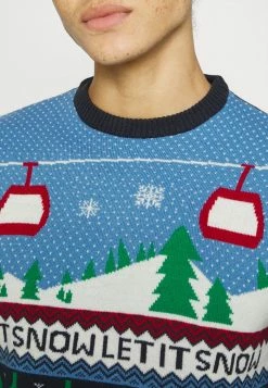 Coupon ❤️ Only & Sons CREW JAQUARD - Pullover - Larkspur 🔔 -Boutique Only & Sons 14ec8f4192d740b8b5491b090a3f13fd