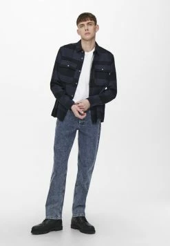 Grosses soldes 🔥 Only & Sons ONSEDGE - Jean Droit - Blue Denim 👏