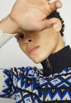 Budget 🎉 Only & Sons ONSNEW LUDVIG HALF ZIP - Pullover - Dark Navy ⭐ -Boutique Only & Sons 16fc0896fd094a1391d84b40997bc414