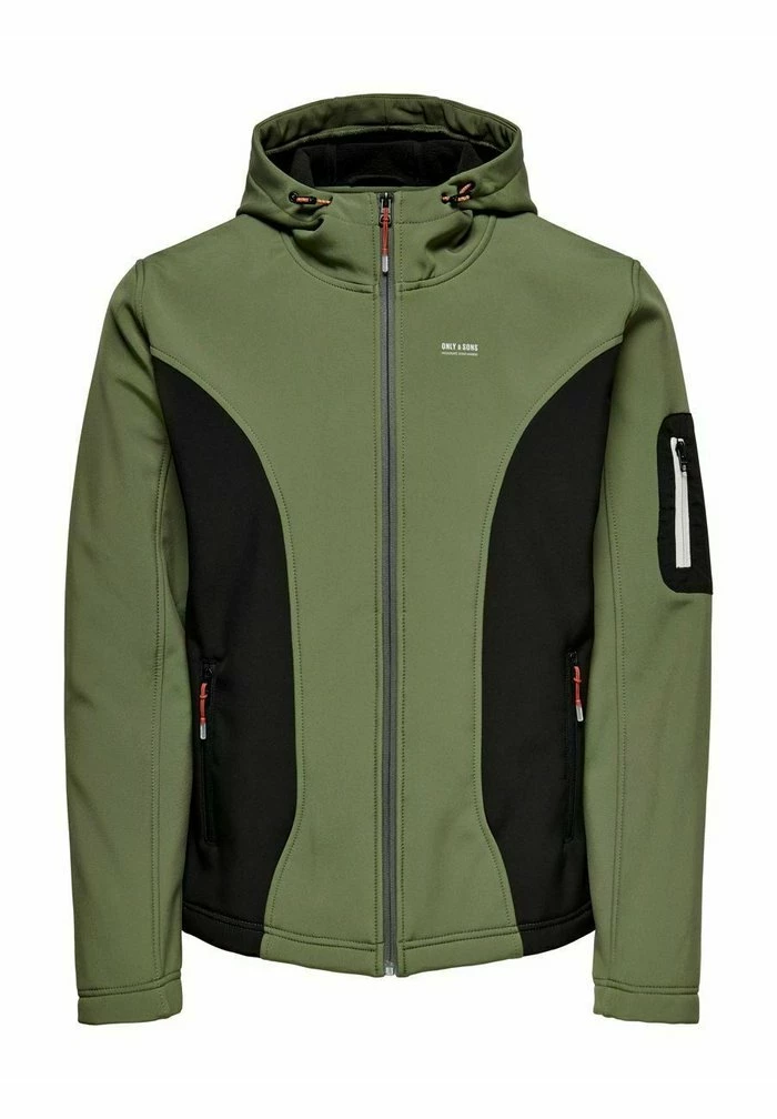 Offres 🔔 Only & Sons Sweat à Capuche Zippé - Olive Night ✔️ 5 Offres 🔔 Only & Sons Sweat à Capuche Zippé - Olive Night ✔️ – Image 5