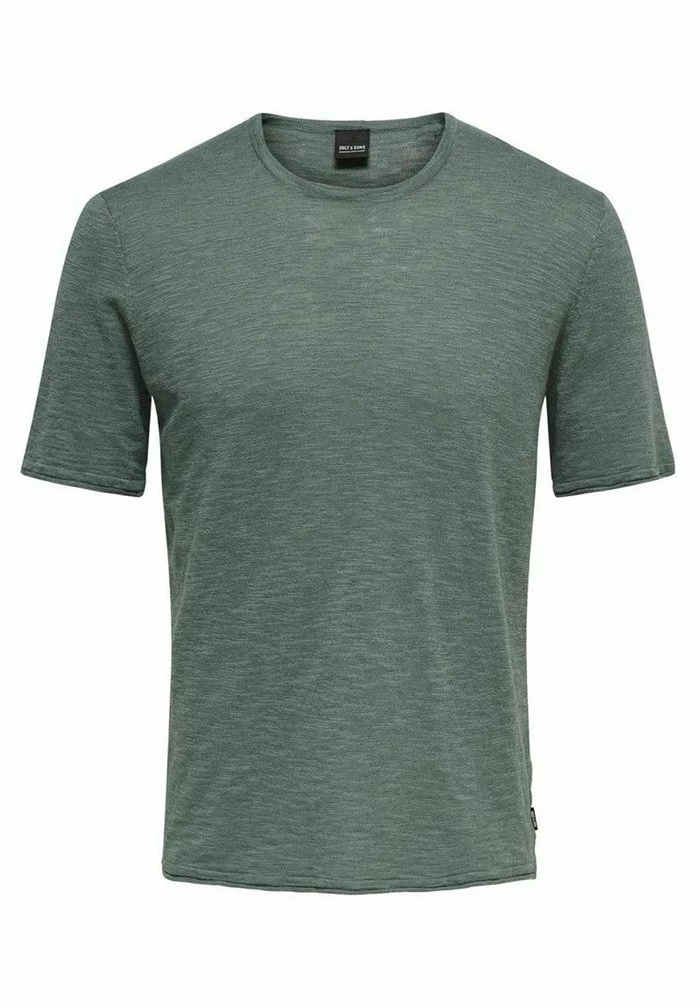 Sortie ✨ Only & Sons T-shirt Basique - Balsam Green 👍 1 Sortie ✨ Only & Sons T-shirt Basique - Balsam Green 👍