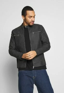 Acheter 💯 Only & Sons ONSFAVOUR JUPITER - Veste En Similicuir - Phantom 🎁