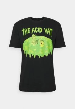 Remise 🎁 Only & Sons ONSRICKNMORTY TEE UNISEX - T-shirt Imprimé - Black 🛒