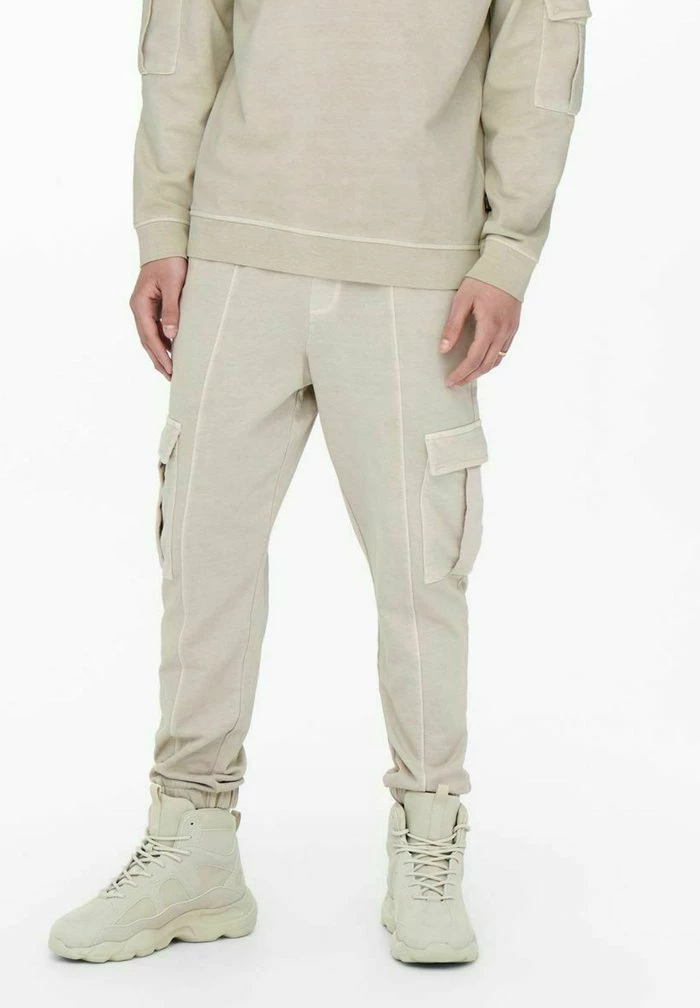 Vente flash 🌟 Only & Sons Pantalon Cargo - Silver Lining 🧨 1 Vente flash 🌟 Only & Sons Pantalon Cargo - Silver Lining 🧨