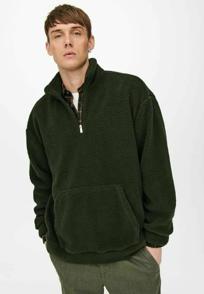 Meilleure affaire 🔔 Only & Sons ONSREMY - Sweat Polaire - Peat ✔️ 4 Meilleure affaire 🔔 Only & Sons ONSREMY - Sweat Polaire - Peat ✔️ – Image 4