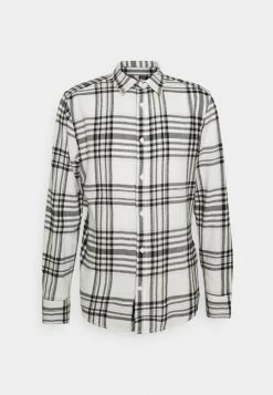 De gros 😀 Only & Sons ONSNATE LIFE CHECK SHIRT - Chemise - Star White 😀 -Boutique Only & Sons 2428441a58594e5f83e7cc54b28d0124