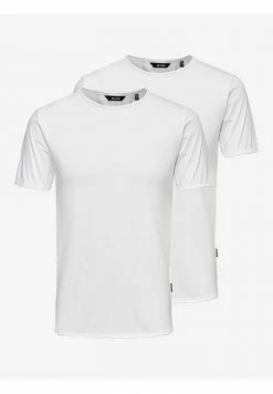 Tout neuf 🧨 Only & Sons 2 PACK - T-shirt Basique - White 🎉 9 Tout neuf 🧨 Only & Sons 2 PACK - T-shirt Basique - White 🎉 -Boutique Only & Sons 2472aa1a2c0e4fd3870c3061d8735d0d