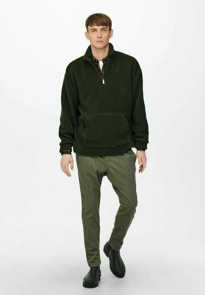 Meilleure affaire 🔔 Only & Sons ONSREMY - Sweat Polaire - Peat ✔️ 2 Meilleure affaire 🔔 Only & Sons ONSREMY - Sweat Polaire - Peat ✔️ – Image 2