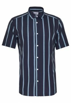 Budget 🛒 Only & Sons ONSTRAVIS LIFE STRIPED - Chemise - Dark Navy 👍 -Boutique Only & Sons 290f9ce538c14b82bbf45807a4ed75f2
