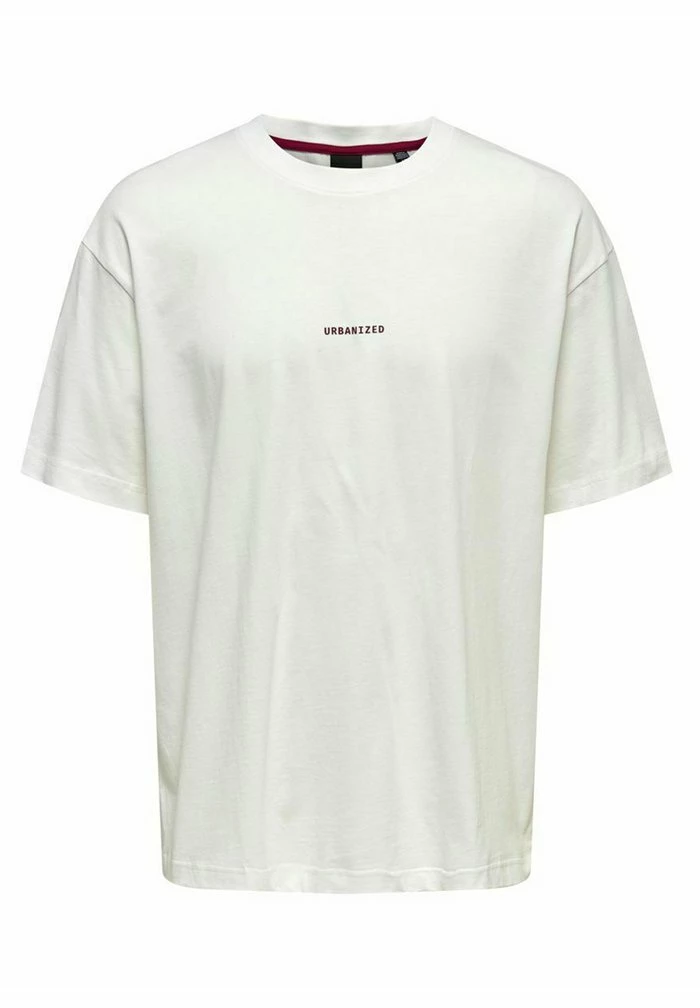 Sortie 👍 Only & Sons T-shirt Imprimé - Star White 💯 6 Sortie 👍 Only & Sons T-shirt Imprimé - Star White 💯 – Image 6