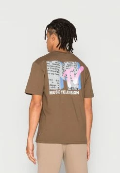 Top 10 👏 Only & Sons MTV TEE - T-shirt Imprimé - Teak 🧨