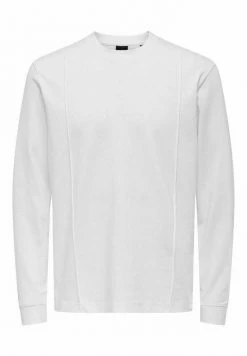 Promo ⭐ Only & Sons T-shirt à Manches Longues - Bright White 💯 12 Promo ⭐ Only & Sons T-shirt à Manches Longues - Bright White 💯 -Boutique Only & Sons 2b792350597048daa0256594917cc779