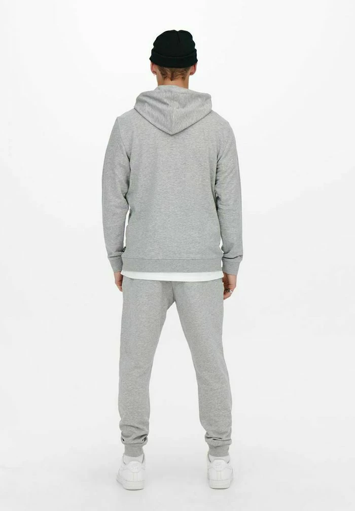 Meilleur prix 🛒 Only & Sons Sweat à Capuche - Light Grey Melange 🛒 3 Meilleur prix 🛒 Only & Sons Sweat à Capuche - Light Grey Melange 🛒 – Image 3
