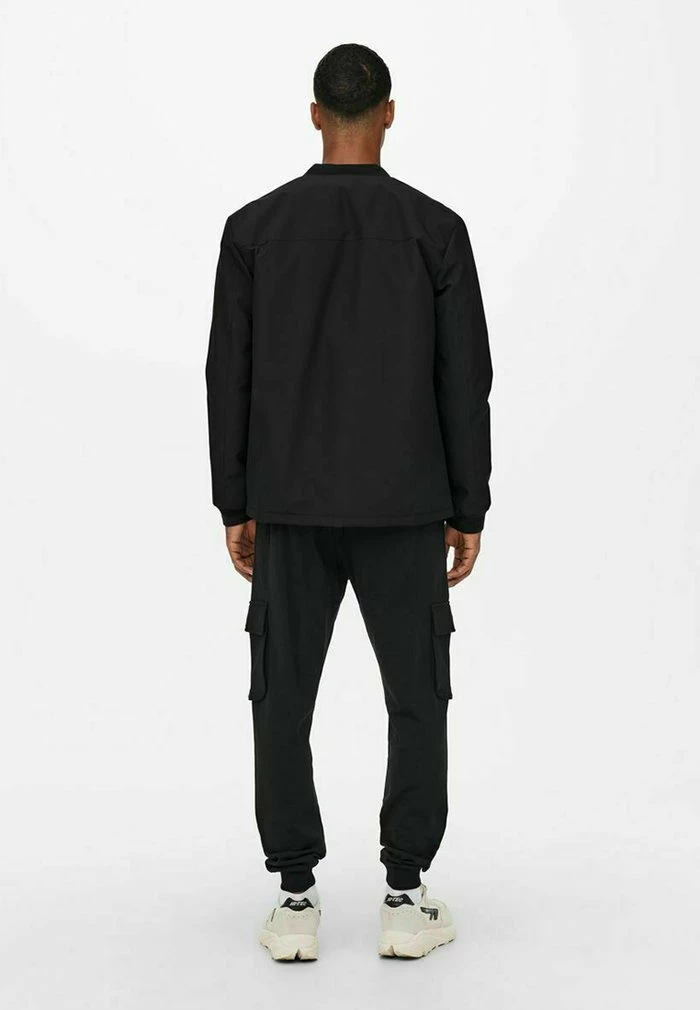 Budget 🧨 Only & Sons Blouson Bomber - Black ❤️ 3 Budget 🧨 Only & Sons Blouson Bomber - Black ❤️ – Image 3