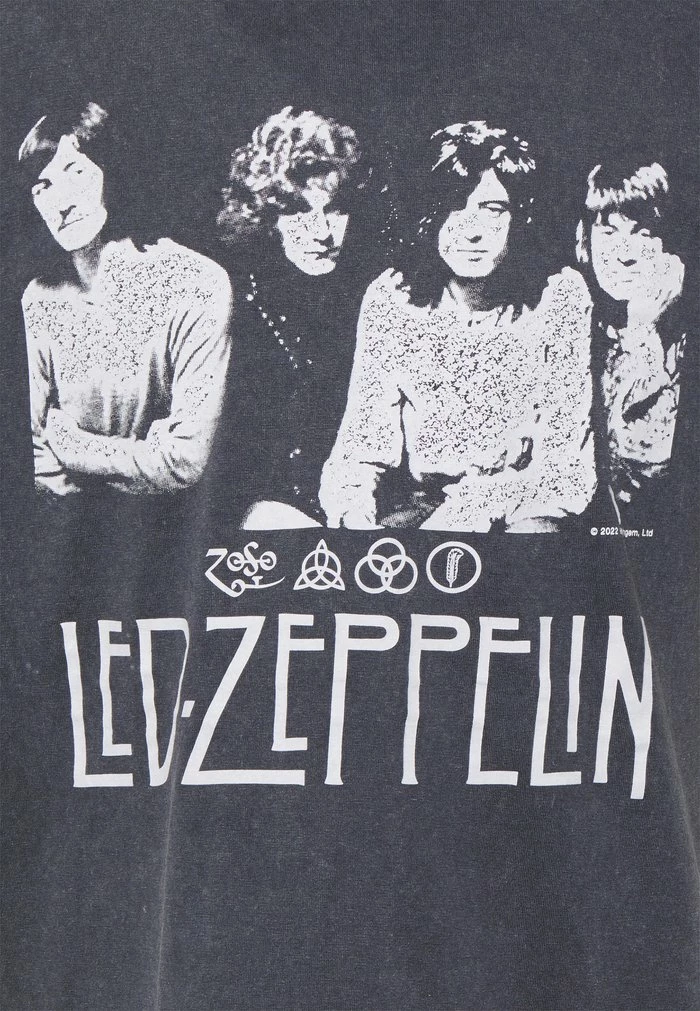 Top 10 😀 Only & Sons ONSLEDZEPPELIN TEE UNISEX - T-shirt Imprimé - Black 😍 3 Top 10 😀 Only & Sons ONSLEDZEPPELIN TEE UNISEX - T-shirt Imprimé - Black 😍 – Image 3