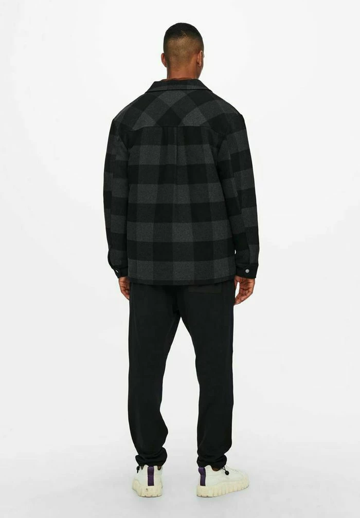 Bon marché 👍 Only & Sons Veste Légère - Black 🔥 3 Bon marché 👍 Only & Sons Veste Légère - Black 🔥 – Image 3