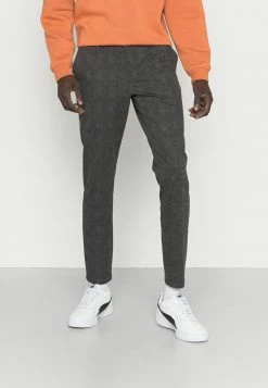 Coupon ⌛ Only & Sons ONSMARK NEW CHECK PANT - Chino - Black 👍