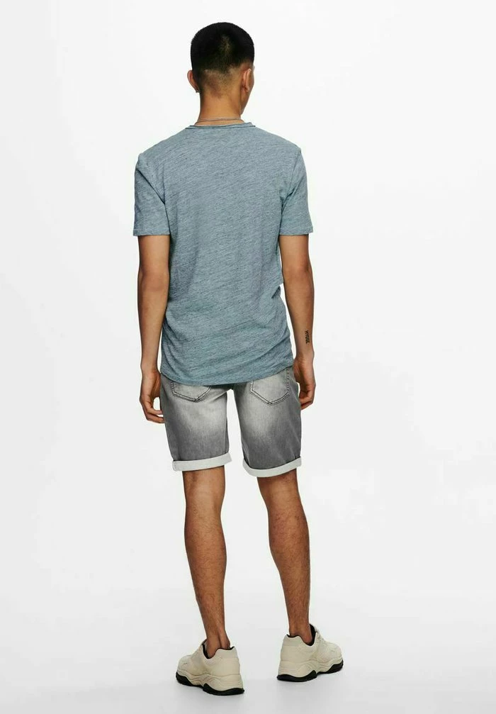 Acheter ⌛ Only & Sons ALBERT - T-shirt Basique - Blue Glow ✨ 3 Acheter ⌛ Only & Sons ALBERT - T-shirt Basique - Blue Glow ✨ – Image 3