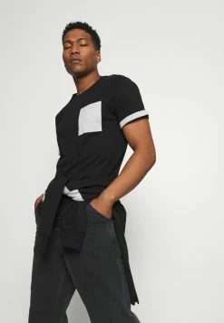 Bon marché 🤩 Only & Sons ONSMATT LIFE LONGY CONTRAST TEE - T-shirt Imprimé - Black 😍 10 Bon marché 🤩 Only & Sons ONSMATT LIFE LONGY CONTRAST TEE - T-shirt Imprimé - Black 😍 -Boutique Only & Sons 3070bdb936b9486c900a53eb8a5a058e