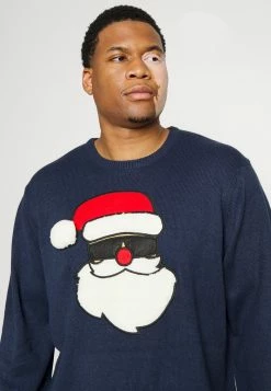 Sortie 💯 Only & Sons ONSXMAS FUNNY FRONT BADGE - Pullover -👗 Dress Blues 🔔 -Boutique Only & Sons 3454bfdf652f46699fc44ad085d26aee