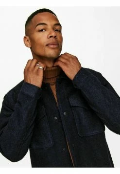 Meilleure vente 🧨 Only & Sons Veste Mi-saison - Dark Navy ✔️ -Boutique Only & Sons 34f3a814bef9444eaf5f89d1d1430cba