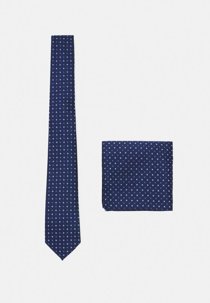 Meilleure vente 🤩 Only & Sons ONSTY PATTERN TIE SET - Mouchoir De Poche - Dark Navy ❤️ 2 Meilleure vente 🤩 Only & Sons ONSTY PATTERN TIE SET - Mouchoir De Poche - Dark Navy ❤️ – Image 2
