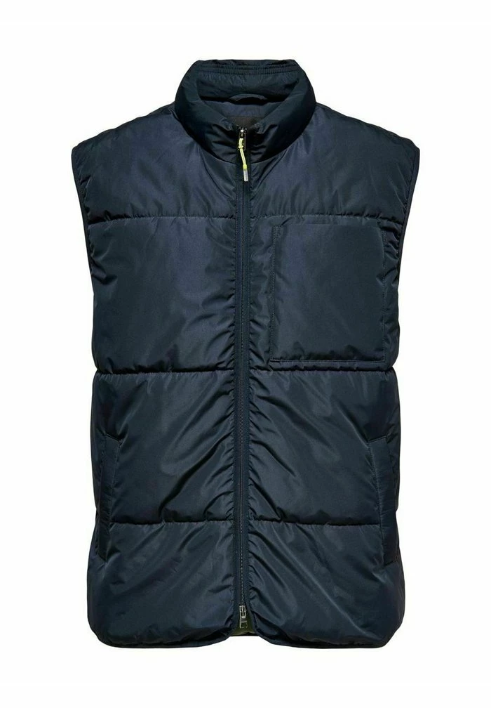 Bon marché 🧨 Only & Sons Veste Sans Manches - Dark Navy ✨ 6 Bon marché 🧨 Only & Sons Veste Sans Manches - Dark Navy ✨ – Image 6