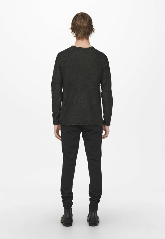Offres 🔥 Only & Sons ONSDEXTOR RAGLAN - Pullover - Black ❤️ 2 Offres 🔥 Only & Sons ONSDEXTOR RAGLAN - Pullover - Black ❤️ – Image 2