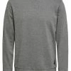 Remise 🎁 Only & Sons Sweatshirt - Medium Grey Melange 👍