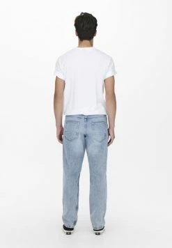 Meilleure affaire 😍 Only & Sons ONSEDGE LOOSE - Jean Droit - Blue Denim 🎁 -Boutique Only & Sons 3d5851e7efc648a9966f3c7ab7307df1