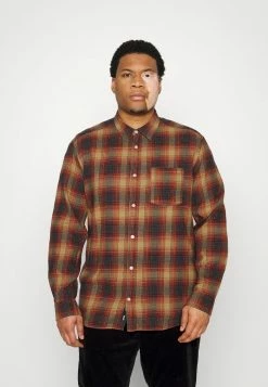 Promo 👍 Only & Sons ONSLUCA LIFE TWILL CHECK - Chemise - Kangaroo 👏
