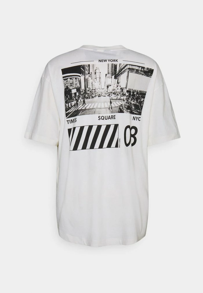 Remise 🎉 Only & Sons ONSGUS TEE - T-shirt Imprimé - Star White 🧨 2 Remise 🎉 Only & Sons ONSGUS TEE - T-shirt Imprimé - Star White 🧨 – Image 2