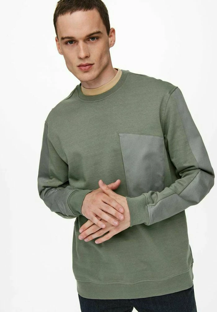 Budget ✨ Only & Sons Sweatshirt - Castor Gray ⭐ 5 Budget ✨ Only & Sons Sweatshirt - Castor Gray ⭐ – Image 5