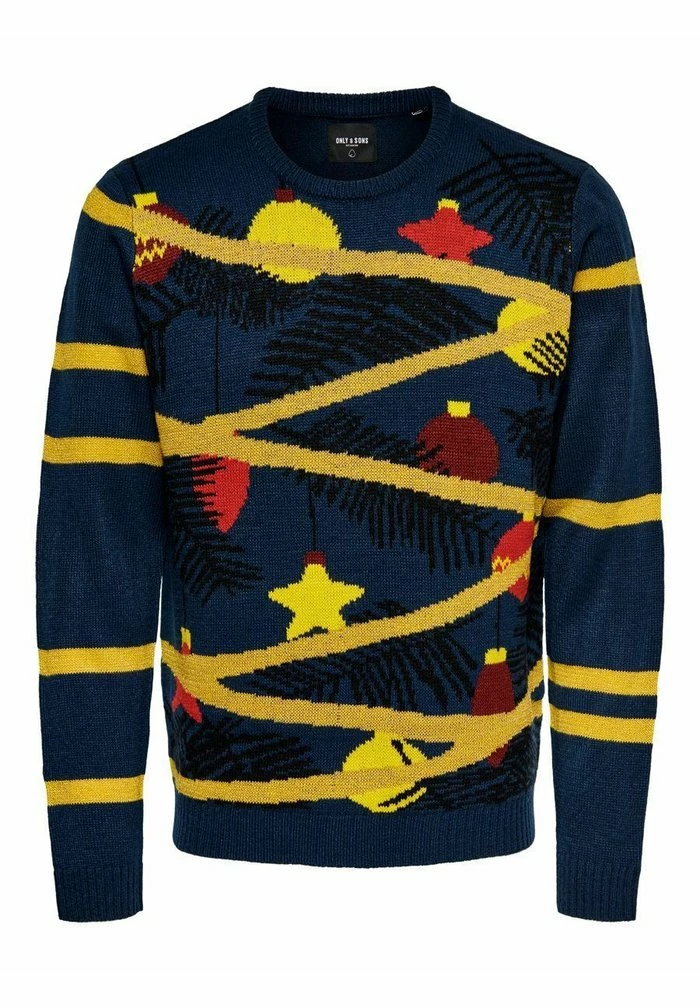 Budget 🌟 Only & Sons Pullover -👗 Dress Blues 👍 1 Budget 🌟 Only & Sons Pullover -👗 Dress Blues 👍