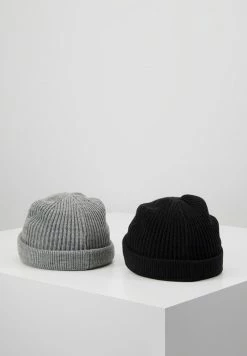 Offres 🤩 Only & Sons ONSSHORT BEANIE 2 PACK - Bonnet - Black/grey Melange 🔥 -Boutique Only & Sons 488e286a89d148a5ac701e221ff07d5c