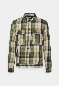 Meilleure vente 🔥 Only & Sons ONSAJAY CHECK OVERSHIRT - Chemise - Rifle Green 🎉