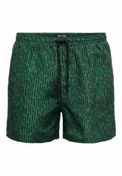 Remise 🌟 Only & Sons GEMUSTERTE - Short De Bain - Dark Green ⌛ 10 Remise 🌟 Only & Sons GEMUSTERTE - Short De Bain - Dark Green ⌛ -Boutique Only & Sons 4bc5bd367b5a4c3ea5ea33d341954164