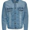 Le moins cher 🎁 Only & Sons Veste En Jean - Blue Denim 🛒