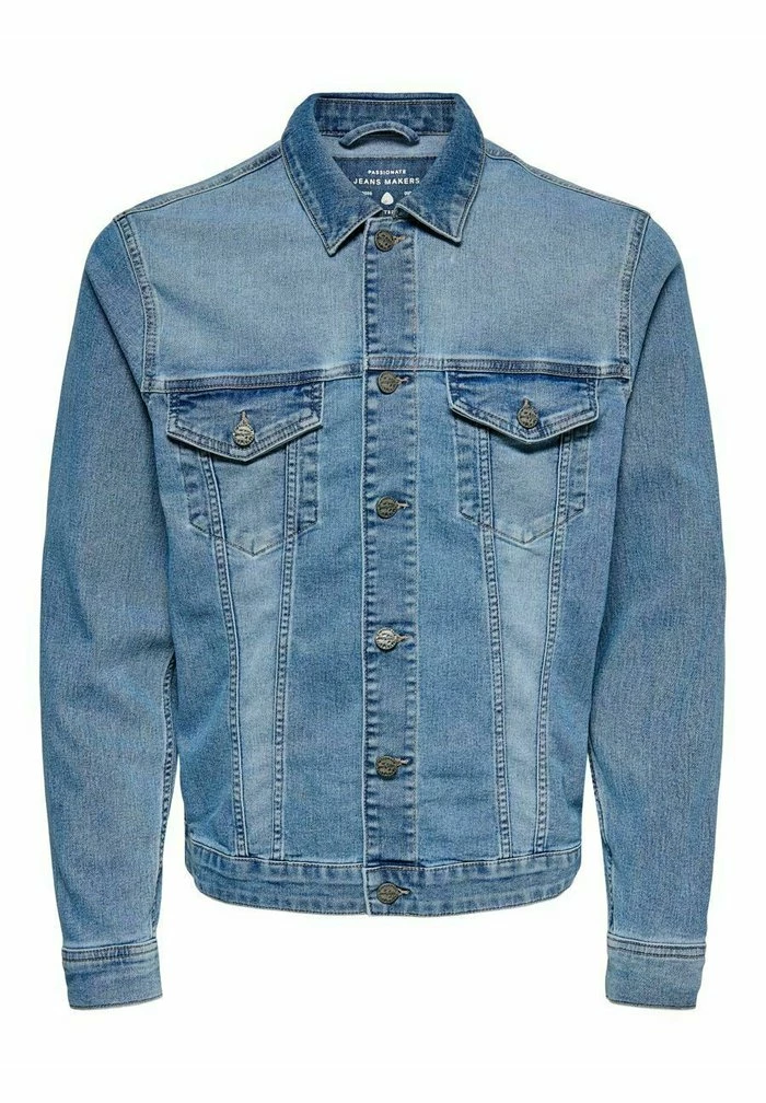 Le moins cher 🎁 Only & Sons Veste En Jean - Blue Denim 🛒 1 Le moins cher 🎁 Only & Sons Veste En Jean - Blue Denim 🛒